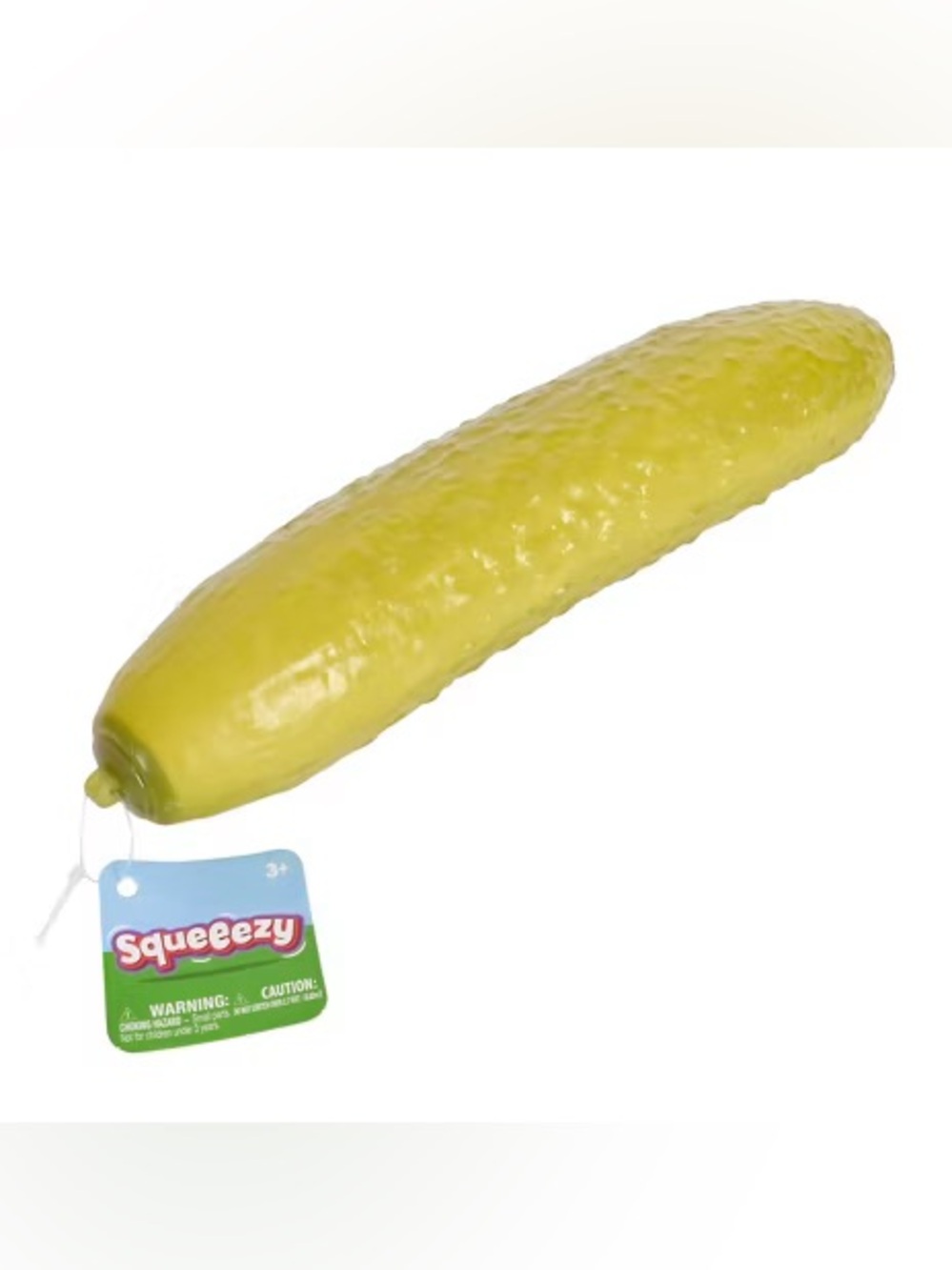 Sunny Days Squeeezy Pickle Squishy Stress Toy | New with Tags | Fast Shipping!